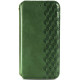 Кожаный чехол книжка GETMAN Cubic (PU) для Samsung Galaxy M33 5G Зеленый - фото