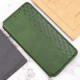 Шкіряний чохол книжка GETMAN Cubic (PU) для Samsung Galaxy A04s Зелений - фото