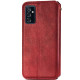 Шкіряний чохол книжка GETMAN Cubic (PU) для Samsung Galaxy A04s Червоний - фото