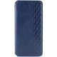 Кожаный чехол книжка GETMAN Cubic (PU) для Samsung Galaxy A04s Синий - фото