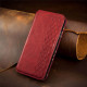 Кожаный чехол книжка GETMAN Cubic (PU) для Samsung Galaxy A04e Красный - фото