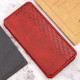 Кожаный чехол книжка GETMAN Cubic (PU) для Samsung Galaxy A34 5G Красный - фото