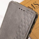 Кожаный чехол книжка GETMAN Cubic (PU) для Samsung Galaxy A14 4G/5G Серый - фото