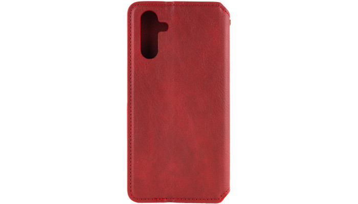 Шкіряний чохол книжка GETMAN Cubic (PU) для Samsung Galaxy M14 5G Червоний - фото