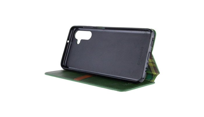 Шкіряний чохол книжка GETMAN Cubic (PU) для Samsung Galaxy M54 5G Зелений - фото