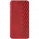 Кожаный чехол книжка GETMAN Cubic (PU) для Xiaomi Redmi 12 Красный