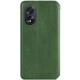 Шкіряний чохол книжка GETMAN Cubic (PU) для Oppo A58 4G Зелений - фото