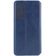 Кожаный чехол книжка GETMAN Cubic (PU) для Oppo A78 4G Синий - фото
