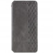 Кожаный чехол книжка GETMAN Cubic (PU) для Samsung Galaxy S23 FE Серый