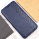 Шкіряний чохол книжка GETMAN Cubic (PU) для Samsung Galaxy A05s Синій - фото