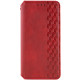 Шкіряний чохол книжка GETMAN Cubic (PU) для Oppo A38 / A18 Червоний - фото