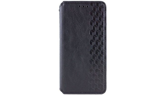 Шкіряний чохол книжка GETMAN Cubic (PU) для Samsung Galaxy S24 Чорний - фото