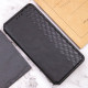 Кожаный чехол книжка GETMAN Cubic (PU) для Samsung Galaxy A35 Черный - фото