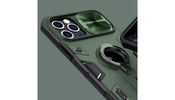 TPU+PC чехол Nillkin CamShield Armor (шторка на камеру) для Apple iPhone 15 Pro (6.1