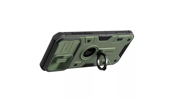 TPU+PC чехол Nillkin CamShield Armor (шторка на камеру) для Apple iPhone 15 Pro Max (6.7