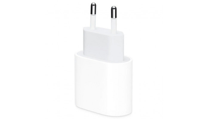 Сетевое зарядное устройство (зарядка) для Apple 20W USB-C Power Adapter (AA) (box) Белый - фото