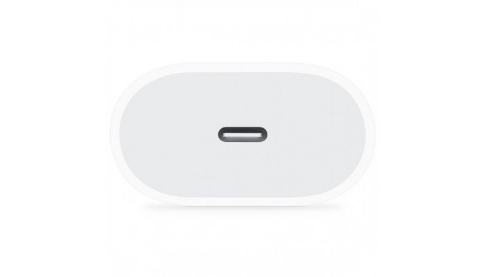 Мережевий зарядний пристрій (зарядка) для Apple 20W USB-C Power Adapter (AA) (box) Білий - фото