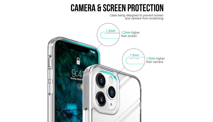 Чехол TPU Space Case transparent для Apple iPhone 14 Pro (6.1