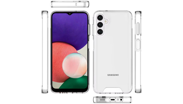 Чехол TPU Space Case transparent для Samsung Galaxy A24 4G Прозрачный - фото