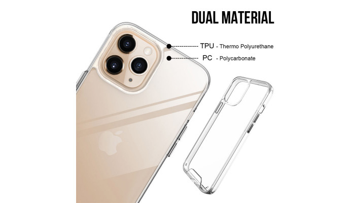 Чохол TPU Space Case transparent для Apple iPhone 15 Pro Max (6.7