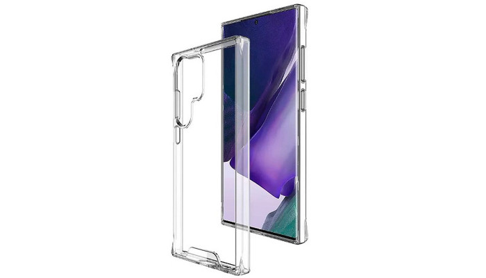 Чехол TPU Space Case transparent для Samsung Galaxy S24 Ultra Прозрачный - фото
