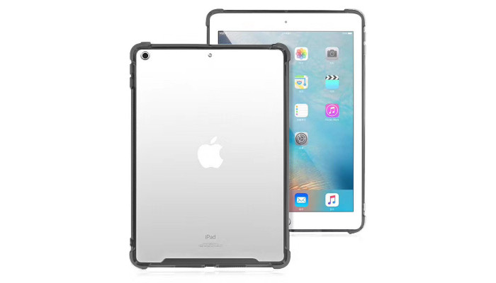 TPU+PC чехол Simple c усиленными углами для Apple iPad Air 10.5'' (2019) / Pro 10.5 (2017) Серый (прозрачный) - фото