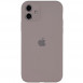 Чехол Silicone Case Full Camera Protective (AA) для Apple iPhone 12 (6.1") Серый / Lavender