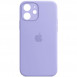 Чехол Silicone Case Full Camera Protective (AA) для Apple iPhone 12 (6.1") Сиреневый / Lilac
