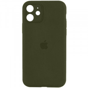 Чехол Silicone Case Full Camera Protective (AA) для Apple iPhone 12 (6.1