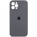 Чохол Silicone Case Full Camera Protective (AA) для Apple iPhone 12 Pro (6.1") Сірий / Dark Gray