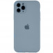 Чехол Silicone Case Full Camera Protective (AA) для Apple iPhone 12 Pro (6.1") Голубой / Sweet Blue