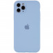 Чохол Silicone Case Full Camera Protective (AA) для Apple iPhone 12 Pro Max (6.7") Блакитний / Lilac Blue