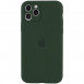 Чехол Silicone Case Full Camera Protective (AA) для Apple iPhone 12 Pro Max (6.7") Зеленый / Cyprus Green