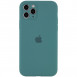 Чохол Silicone Case Full Camera Protective (AA) для Apple iPhone 12 Pro Max (6.7") Зелений / Pine green