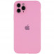 Чохол Silicone Case Full Camera Protective (AA) для Apple iPhone 12 Pro Max (6.7") Рожевий / Light pink