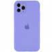 Чохол Silicone Case Full Camera Protective (AA) для Apple iPhone 12 Pro Max (6.7") Бузковий / Dasheen