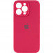 Чохол Silicone Case Full Camera Protective (AA) для Apple iPhone 12 Pro Max (6.7") Червоний / Rose Red