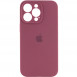 Чехол Silicone Case Full Camera Protective (AA) для Apple iPhone 13 Pro Max (6.7") Бордовый / Plum