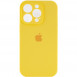 Чехол Silicone Case Full Camera Protective (AA) для Apple iPhone 13 Pro Max (6.7") Желтый / Yellow