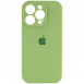 Чохол Silicone Case Full Camera Protective (AA) для Apple iPhone 13 Pro Max (6.7") М'ятний / Mint