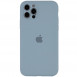 Чехол Silicone Case Full Camera Protective (AA) для Apple iPhone 13 Pro Max (6.7") Голубой / Sweet Blue