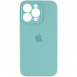 Чехол Silicone Case Full Camera Protective (AA) для Apple iPhone 13 Pro Max (6.7") Бирюзовый / Marine Green