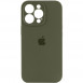 Чехол Silicone Case Full Camera Protective (AA) для Apple iPhone 13 Pro Max (6.7") Зеленый / Dark Olive