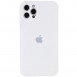 Чехол Silicone Case Full Camera Protective (AA) для Apple iPhone 13 Pro (6.1") Белый / White