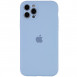 Чехол Silicone Case Full Camera Protective (AA) для Apple iPhone 13 Pro (6.1") Голубой / Lilac Blue