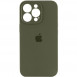 Чехол Silicone Case Full Camera Protective (AA) для Apple iPhone 13 Pro (6.1") Зеленый / Dark Olive