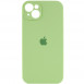 Чехол Silicone Case Full Camera Protective (AA) для Apple iPhone 13 (6.1") Мятный / Mint