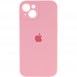 Чехол Silicone Case Full Camera Protective (AA) для Apple iPhone 13 (6.1") Розовый / Light pink