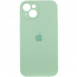 Чехол Silicone Case Full Camera Protective (AA) для Apple iPhone 13 (6.1") Зеленый / Pistachio