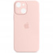 Чехол Silicone Case Full Camera Protective (AA) для Apple iPhone 13 (6.1") Розовый / Chalk Pink